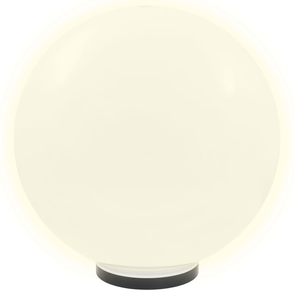 vidaXL LED lampas, 2 gab., sfēriskas, 50 cm, PMMA cena un informācija | Āra apgaismojums | 220.lv