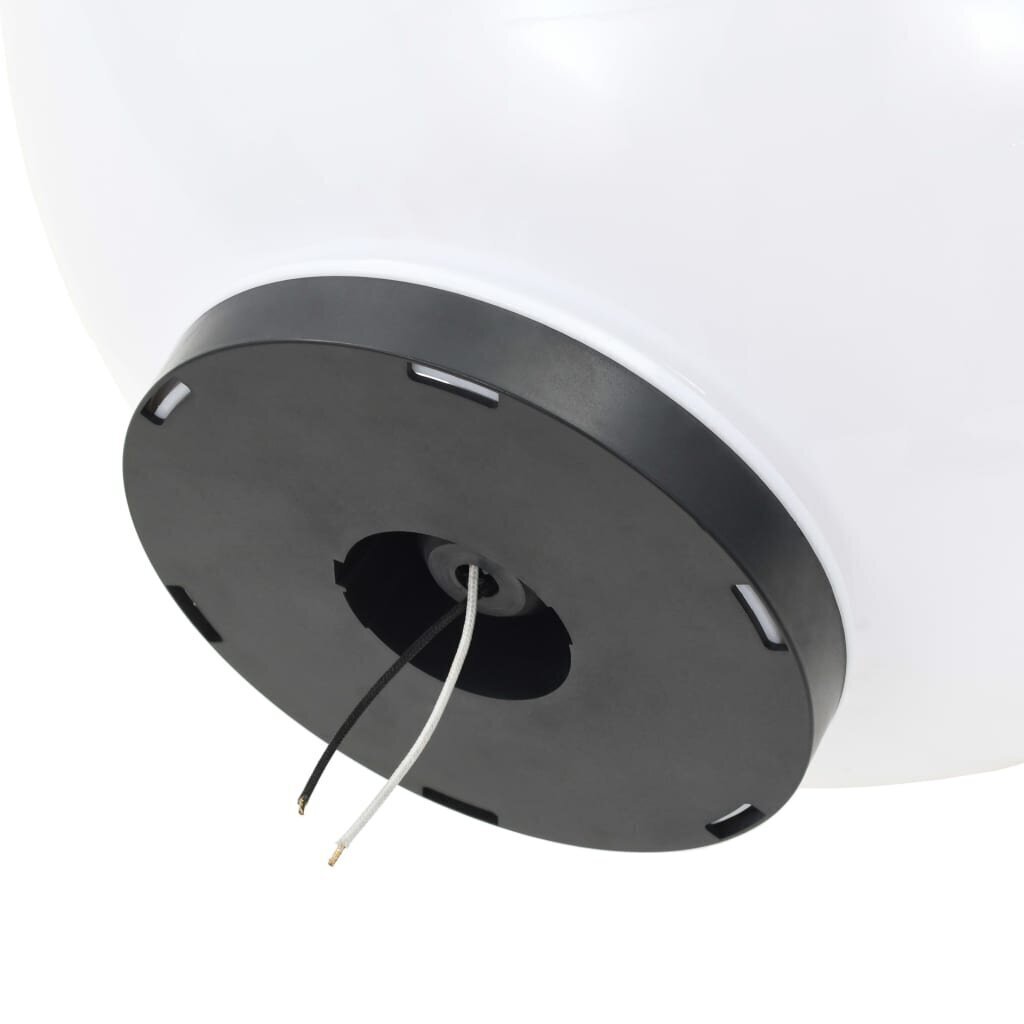vidaXL LED lampas, 2 gab., sfēriskas, 50 cm, PMMA цена и информация | Āra apgaismojums | 220.lv