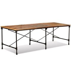 VidaXL virtuves galds, 240 cm, pārstrādāts masīvkoks цена и информация | Кухонные и обеденные столы | 220.lv