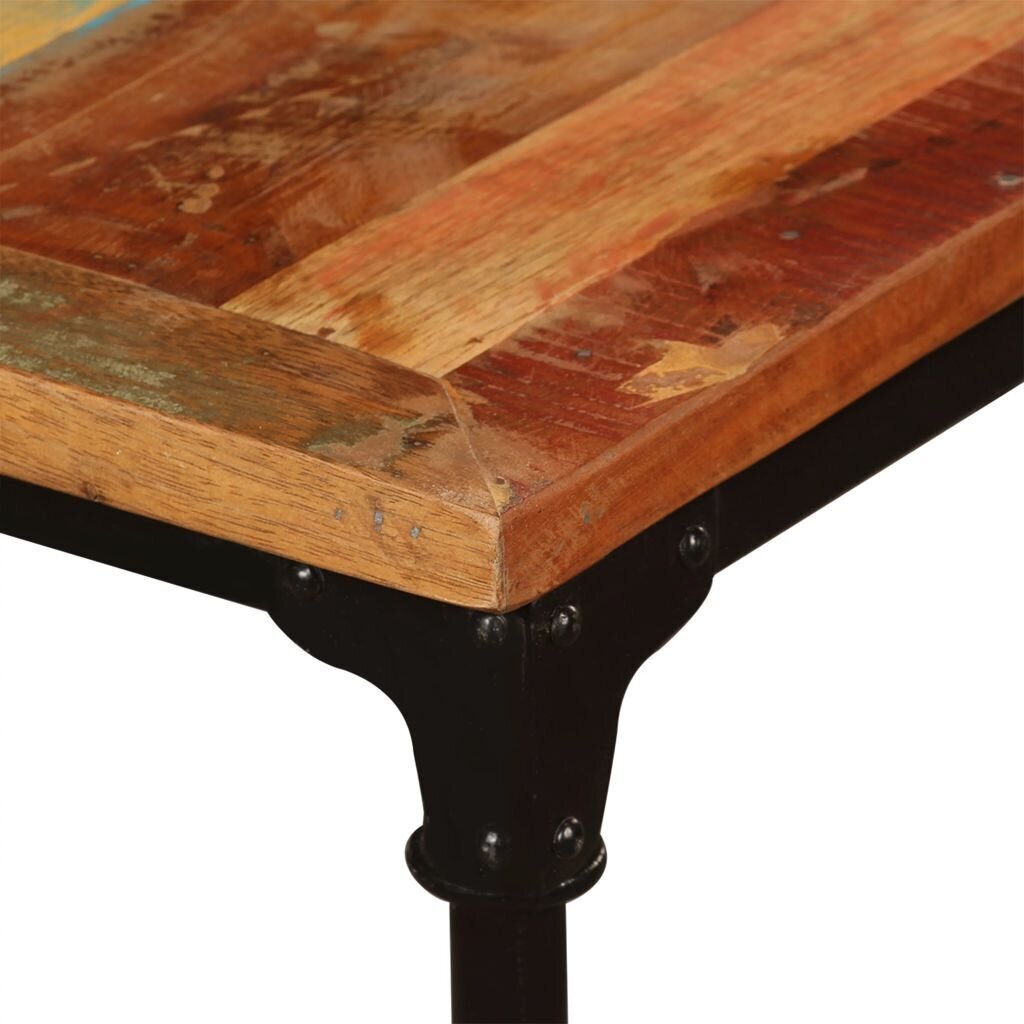 VidaXL virtuves galds, 240 cm, pārstrādāts masīvkoks cena un informācija | Virtuves galdi, ēdamgaldi | 220.lv