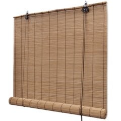 Bambusa žalūzijas 80 x 160 cm, brūnas cena un informācija | Žalūzijas | 220.lv