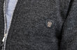 Vīriešu džemperis ar rāvējslēdzēju Mostom 1666, melns cena un informācija | Vīriešu džemperi | 220.lv