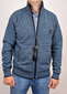 Vīriešu džemperis ar rāvējslēdzēju Mostom 1667, zils цена и информация | Vīriešu džemperi | 220.lv