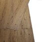 VidaXL grīdas dēļi, 5,02 m², 2 mm, pašlīmējoši, PVC, riekstu brūns цена и информация | Lamināts | 220.lv