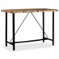 VidaXL bāra galds, 150x70x107 cm, pārstrādāts masīvkoks цена и информация | Virtuves galdi, ēdamgaldi | 220.lv