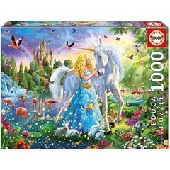 Puzle The Princess And The Unicorn, 1000 detaļas cena un informācija | Puzles, 3D puzles | 220.lv