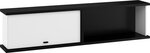 Подвесной шкафчик Meblocross Cross Cro-22 D, черный/белый