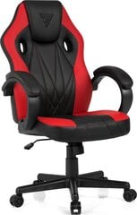 Spēļu krēsls Sense7 Prism, melns/sarkans cena un informācija | Biroja krēsli | 220.lv