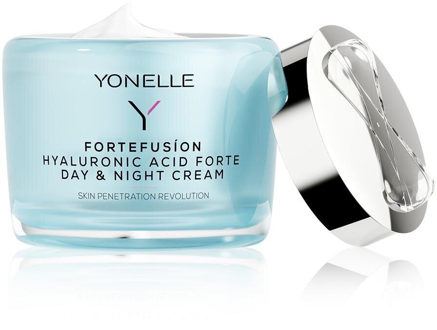 Mitrinošs sejas krēms Yonelle Fortefusion Hyaluronic Acid Forte Day & Night Cream, 55 ml cena un informācija | Sejas krēmi | 220.lv