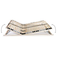 vidaXL gultas redeles, 2 gab., ar 28 līstītēm, 7 zonas, 80x200 cm цена и информация | Voodisahtel Umea, 200cm | 220.lv