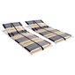 vidaXL gultas redeles, 2 gab., ar 42 līstītēm, 7 zonas, 70x200 cm cena un informācija | Gultas restes | 220.lv