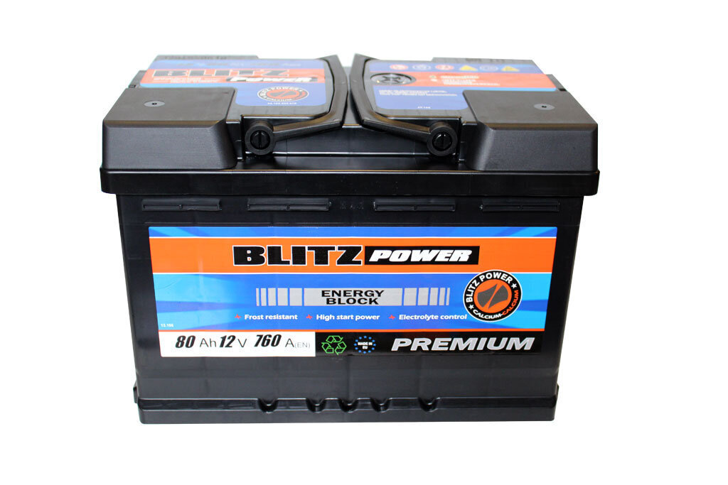 Akumulators BLITZ 80Ah 12V cena un informācija | Akumulatori | 220.lv