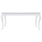 VidaXL virtuves galds, 179x89x81 cm, spīdīgi balts цена и информация | Virtuves galdi, ēdamgaldi | 220.lv