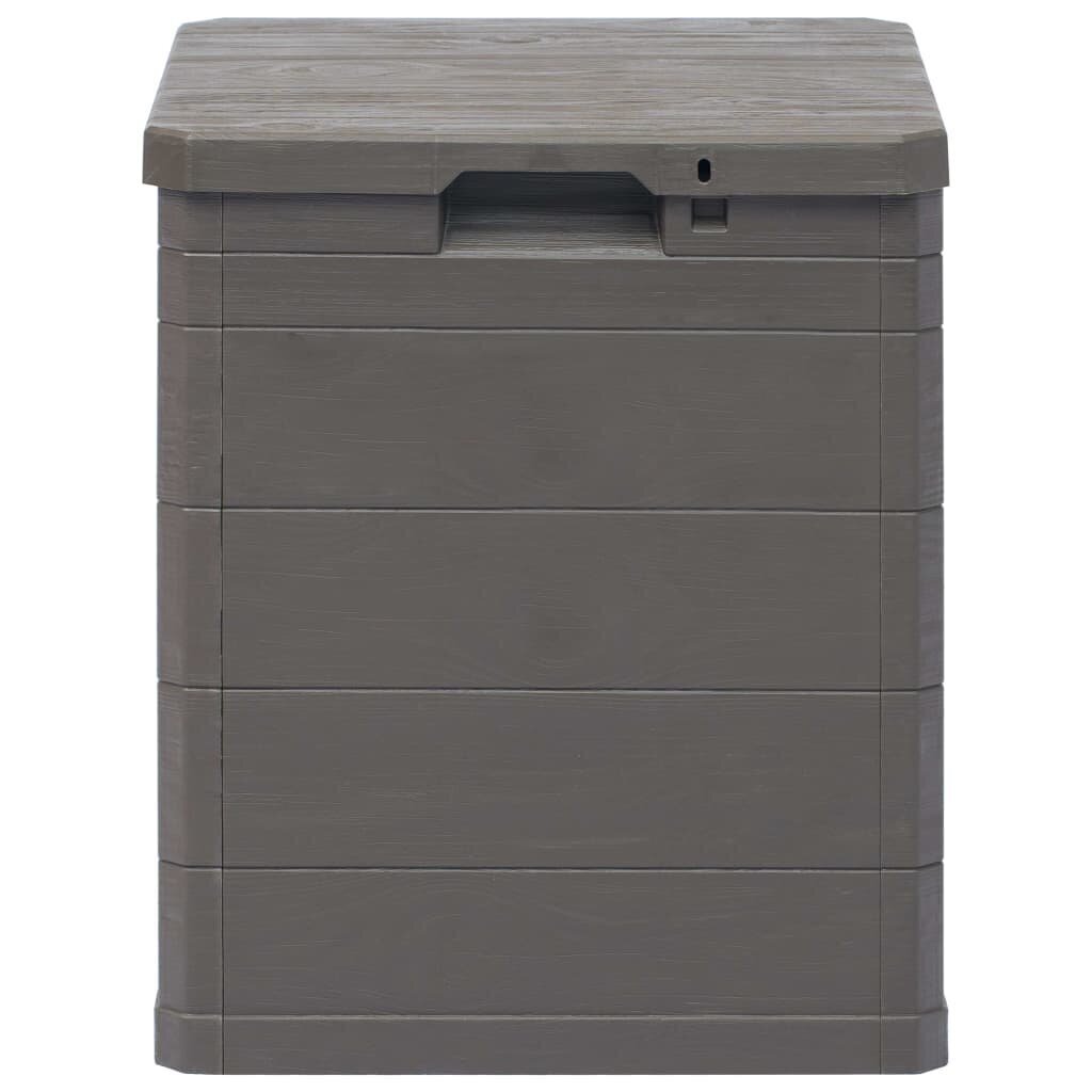 vidaXL dārza uzglabāšanas kaste, 90 L, brūna цена и информация | Komposta kastes un āra konteineri | 220.lv