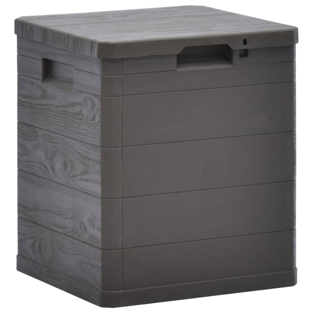 vidaXL dārza uzglabāšanas kaste, 90 L, brūna cena un informācija | Komposta kastes un āra konteineri | 220.lv