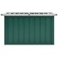 vidaXL dārza uzglabāšanas kaste, zaļa, 109x67x65 cm цена и информация | Komposta kastes un āra konteineri | 220.lv