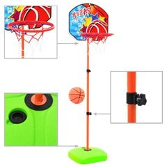 vidaXL bērnu basketbola grozs un bumba цена и информация | Игрушки для мальчиков | 220.lv