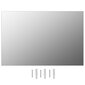 vidaXL sienas spoguļi, 2 gab., 60x40 cm, taisnstūra forma, stikls cena un informācija | Spoguļi | 220.lv