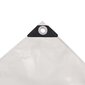 vidaXL brezenta pārklājs, tents, 650 g/m², 4x7 m, balts cena un informācija | Saulessargi, markīzes un statīvi | 220.lv
