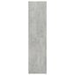 vidaXL skapis, 50x50x200 cm, betona pelēks, skaidu plāksne cena un informācija | Skapji | 220.lv