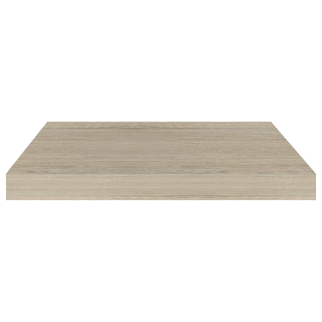 vidaXL sienas plaukts, ozolkoka krāsā, 50x23x3,8 cm, MDF цена и информация | Plaukti | 220.lv