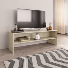 vidaXL TV skapītis, 120x40x40 cm, ozolkoka krāsā, skaidu plāksne cena un informācija | TV galdiņi | 220.lv