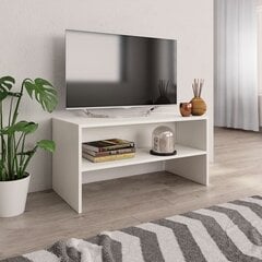 vidaXL TV skapītis, 80x40x40 cm, balts, skaidu plāksne cena un informācija | TV galdiņi | 220.lv