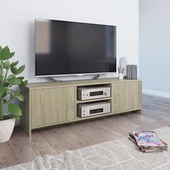 vidaXL TV skapītis, 120x30x37,5 cm, ozolkoka krāsā, skaidu plāksne цена и информация | Тумбы под телевизор | 220.lv