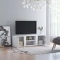 vidaXL TV skapītis, balts, 120x34x37 cm, skaidu plāksne cena un informācija | TV galdiņi | 220.lv