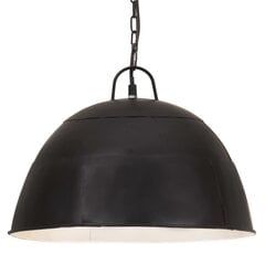 vidaXL griestu lampa, industriāls dizains, melna, 25 W, 41 cm, E27 цена и информация | Люстры | 220.lv