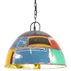 vidaXL griestu lampa, industriāla, daudzkrāsaina, 25 W, 41 cm, E27 cena un informācija | Lustras | 220.lv