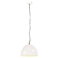 vidaXL griestu lampa, industriāls dizains, balta, 25 W, 31 cm, E27 cena un informācija | Lustras | 220.lv