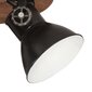 vidaXL griestu lampa, industriāls dizains, melna, 25 W, 42x27 cm, E27 cena un informācija | Griestu lampas | 220.lv