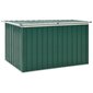 vidaXL dārza uzglabāšanas kaste, zaļa, 149x99x93 cm цена и информация | Komposta kastes un āra konteineri | 220.lv