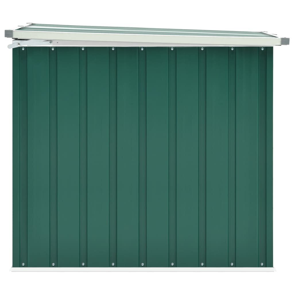 vidaXL dārza uzglabāšanas kaste, zaļa, 149x99x93 cm цена и информация | Komposta kastes un āra konteineri | 220.lv