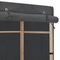 vidaXL skapis, 79x40x170 cm, pelēks audums cena un informācija | Skapji | 220.lv