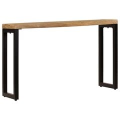 Консольный столик, 120x35x76см, коричневый/черный цена и информация | Столы-консоли | 220.lv