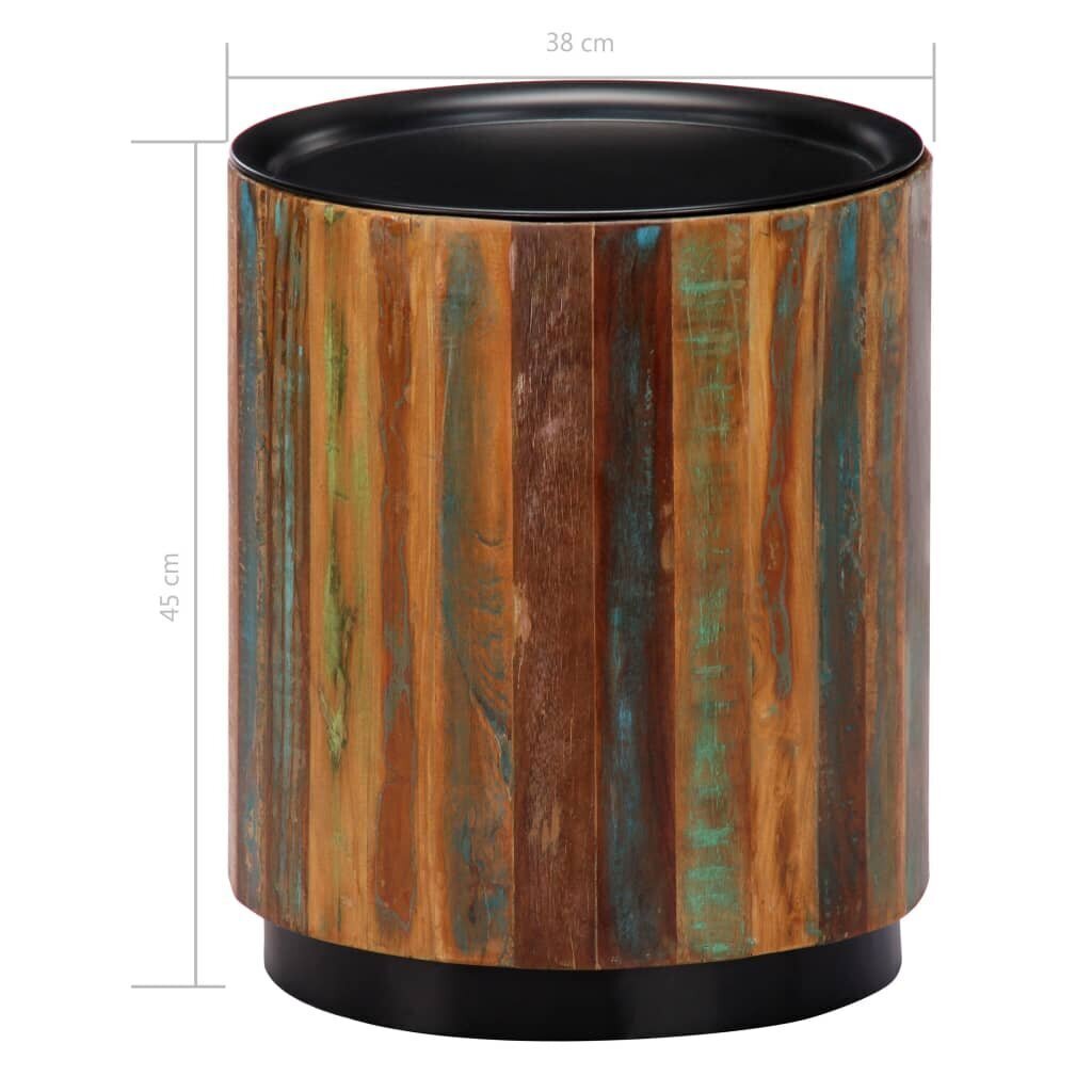VidaXL kafijas galdiņš, 38x45 cm, pārstrādāts masīvkoks cena un informācija | Žurnālgaldiņi | 220.lv