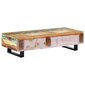 VidaXL kafijas galdiņš, 120x50x30 cm, pārstrādāts masīvkoks un tērauds цена и информация | Žurnālgaldiņi | 220.lv