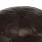 VidaXL pufs, 40x35 cm, tumši brūns, dabīgā kazas āda цена и информация | Sēžammaisi, pufi | 220.lv