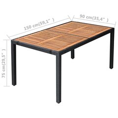 Столовый гарнитур VG6528 цена и информация | Комплекты уличной мебели | 220.lv