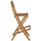 vidaXL saliekami dārza bāra krēsli, 2 gab., masīvs tīkkoks цена и информация | Dārza krēsli | 220.lv