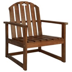 vidaXL dārza atpūtas krēsli, 2 gab., akācijas masīvkoks cena un informācija | Dārza krēsli | 220.lv