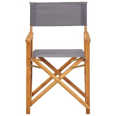 vidaXL režisora krēsli, akācijas masīvkoks cena un informācija | Dārza krēsli | 220.lv