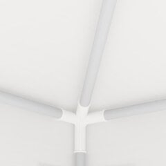 vidaXL dārza nojume ar sānu sienām, profesionāla, 2x2m, balta, 90 g/m² цена и информация | Беседки, навесы, тенты | 220.lv