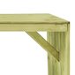 vidaXL dārza galds, 220x101,5x80 cm, impregnēts priedes koks цена и информация | Dārza galdi | 220.lv