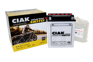 Аккумулятор CIAK YB14-A2 14Ач 12В цена и информация | Мото аккумуляторы | 220.lv