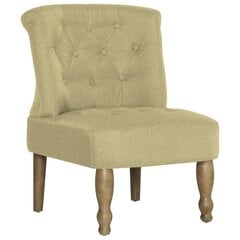 vidaXL atpūtas krēsls, franču stils, zaļš audums цена и информация | Кресла в гостиную | 220.lv