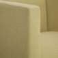 vidaXL atpūtas krēsls, kuba forma, zaļš audums cena un informācija | Atpūtas krēsli | 220.lv