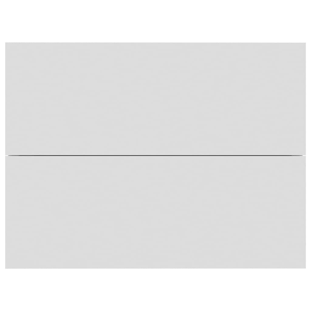 vidaXL naktsskapīši, 2 gab., balti, 40x30x30 cm, skaidu plāksne цена и информация | Naktsskapīši | 220.lv